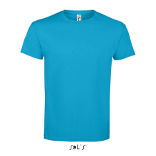 SOL'S Imperial- férfi környakú póló (víz, 2XL) munkaruha