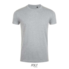 SOL'S Imperial Fit - férfi környakú testhezálló póló (grey melange, S)