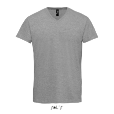 SOL'S Imperial V Men - v-nyakú póló (grey melange, 3XL)