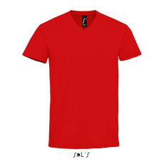 SOL'S Imperial V Men - v-nyakú póló (red, L)