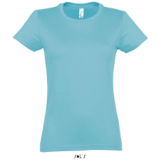 SOL'S Imperial Women - környakú póló (atoll blue, M)
