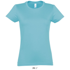 SOL'S Imperial Women - környakú póló (atoll blue, S)