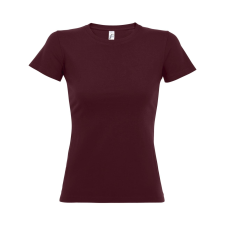 SOL'S Imperial Women - környakú póló (burgundi, 2XL) munkaruha