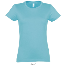 SOL'S Imperial Women - környakú póló (Caribbean Blue, L) munkaruha