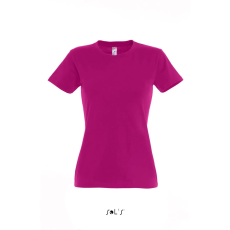 SOL'S Imperial Women - környakú póló (fuchsia, M)