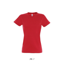 SOL'S Imperial Women - környakú póló (red, S) munkaruha