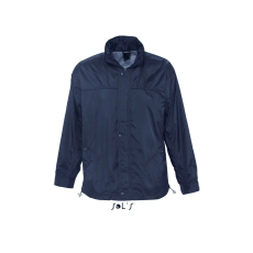 SOL'S Mistral - jersey bélelt víztaszító széldzseki (navy, S)