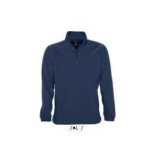 SOL'S Ness - gyapjú 1/4 zipzároszáros pulóver (navy, 2XL) munkaruha