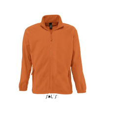 SOL'S North 100% Poliészter Unisex Zipp-Záras Pulóver (orange, M)