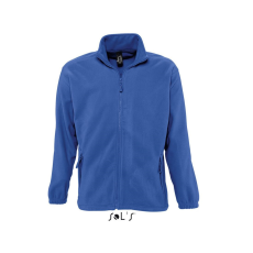SOL'S North 100% Poliészter Unisex Zipp-Záras Pulóver (royal, L)