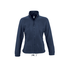 SOL'S North Women - zipzáros gyapjú dzseki (navy, XL) munkaruha