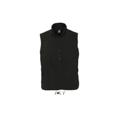 SOL'S Norway - unisex gyapjú mellény (black, M)