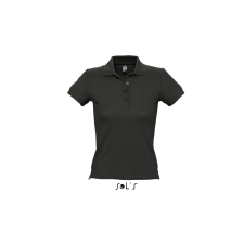 SOL'S People - női póló (black, L) munkaruha