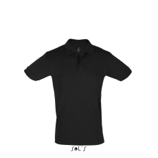 SOL'S Perfect Men - galléros póló (black, 2XL)