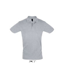 SOL'S Perfect Men - galléros póló (grey melange, 2XL) munkaruha