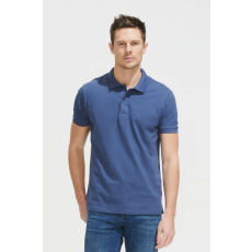 SOL'S Perfect Men - galléros póló (slate blue, 2XL)