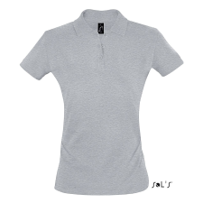 SOL'S Perfect Women - galléros póló (grey melange, 2XL) munkaruha