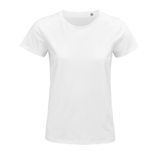 SOL'S Pioneer Women - környakas testhezálló jersey póló (white, 2XL) munkaruha