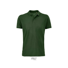 SOL'S Planet Men - galléros póló (bottle green, XL)