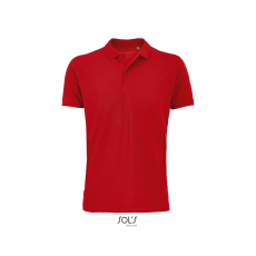 SOL'S Planet Men - galléros póló (red, 4XL)