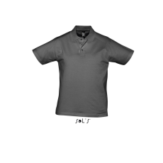 SOL'S Prescott Men - galléros póló (sötét szürke, XL)