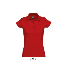 SOL'S Prescott Women - galléros póló (red, S)