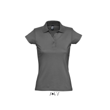 SOL'S Prescott Women - galléros póló (sötét szürke, XL) munkaruha