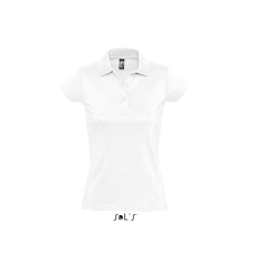 SOL'S Prescott Women - galléros póló (white, XL)