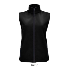 SOL'S Race BW Women - softshell mellény (black, M) munkaruha