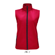SOL'S Race BW Women - softshell mellény (paprika, XL) munkaruha