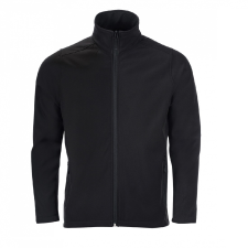 SOL'S Race Men - softshell zipzáros dzseki (black, 2XL) munkaruha