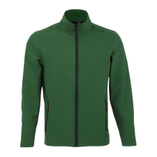 SOL'S Race Men - softshell zipzáros dzseki (bottle green, L) munkaruha
