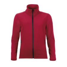 SOL'S Race Women - softshell zipzáros dzseki (paprika, S) munkaruha