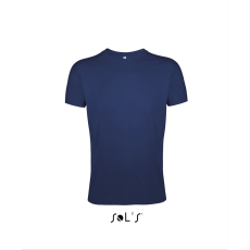 SOL'S Regent Fit - férfi környakú testhezálló póló (french navy, L)