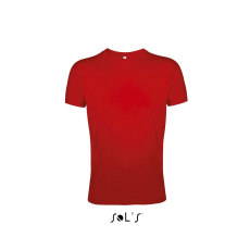 SOL'S Regent Fit - férfi környakú testhezálló póló (red, 2XL)