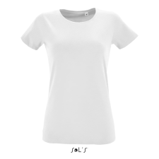 SOL'S Regent Fit Women - környakú testhezálló póló (white, L) munkaruha