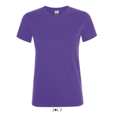 SOL'S Regent - női környakú póló (dark purple, L) munkaruha