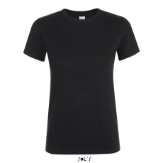 SOL'S Regent - női környakú póló (deep black, L)