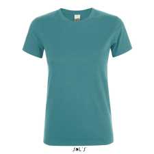 SOL'S Regent - női környakú póló (duck blue, L) munkaruha