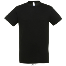 SOL'S Regent - unisex környakú póló (deep black, 2XL) munkaruha