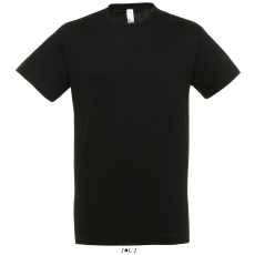 SOL'S Regent - unisex környakú póló (deep black, 3XL)