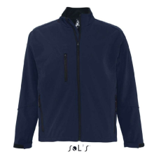 SOL'S Relax - férfi softshell zipzároszáros dzseki (abyss blue, M)