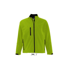 SOL'S Relax - férfi softshell zipzároszáros dzseki (green absinthe, S)
