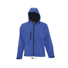 SOL'S Replay Men - kapucnis softshell dzseki (royal kék, S) munkaruha