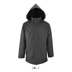SOL'S Robyn - unisex bélelt dzseki (charcoal, 3XL)