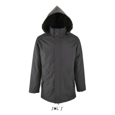 SOL'S Robyn - unisex bélelt dzseki (charcoal, XS) munkaruha