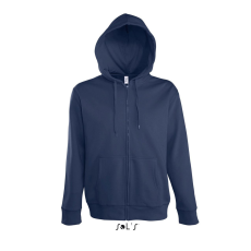 SOL'S Seven Men - pulóver bélelt kapucnival (french navy, 2XL)