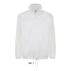 SOL'S Shift - unisex vízlepergető széldzseki (white, M)