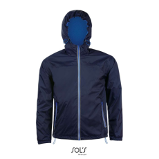 SOL'S Skate - unisex bélelt széldzseki (navy/royal blue, L)