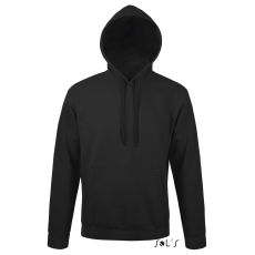 SOL'S Snake - unisex kapucnis pulóver (black, M)